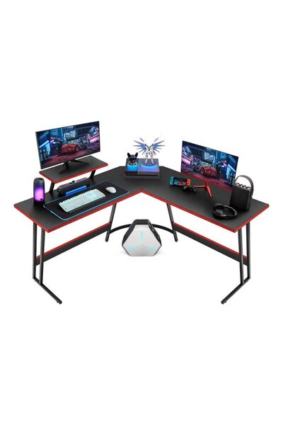 KEKE طاولة كمبيوتر وطاولة متعددة الوظائف للمكتب المنزلي 130 سم