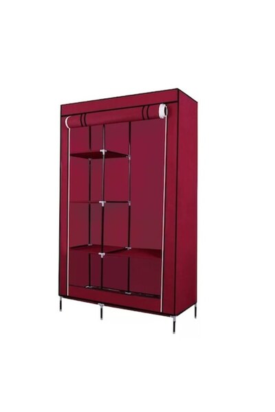 Blasko dulap textil multifuncțional cu spațiu pentru umerașe și rafturi