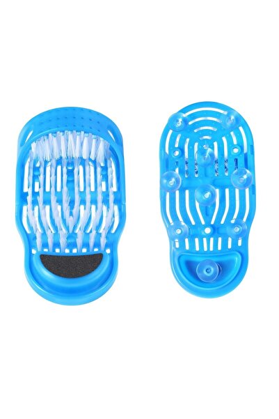 POMAMZ Bath Shoe Brush with Suction Cups, POMAMZ, Blue