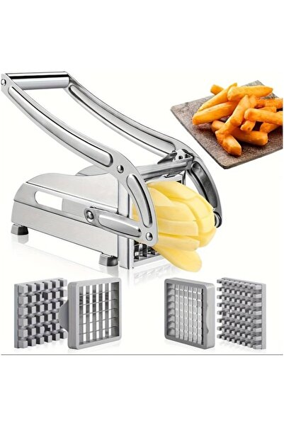 OEM Potato and Vegetable Slicer, Stainless Steel, Gray