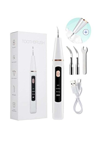 fulina Ultrasonic Scaler Calculus Remover, Teeth Whitening Tool, 3 Models Adjustable, for Home Travel