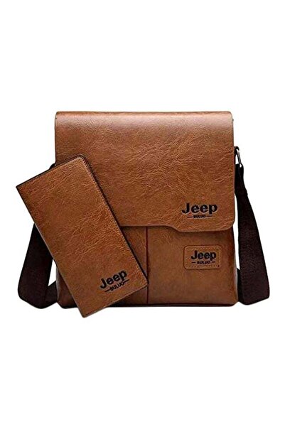 fulina Leather Crossbody Bag With Purse,Wear-resistant,with Zipper,18x9x1.5 cm,Brown