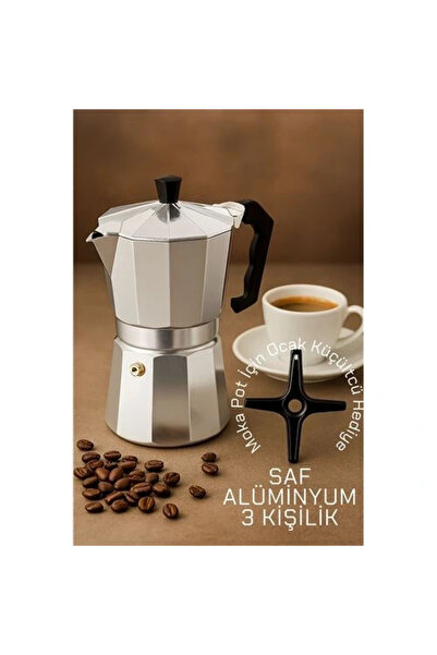 Genel Markalar Klasik Italyan Moka Pot - 6061 Saf Alüminyum Profesyonel Moka ...