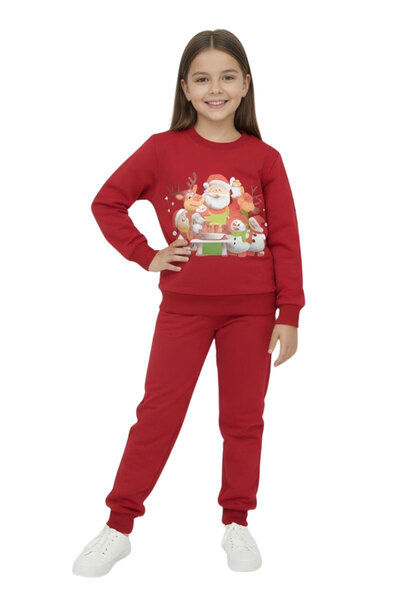CRASSİ Unisex Tracksuit Set Christmas-Themed 2-Thread