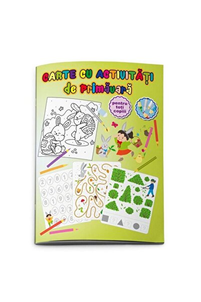 Libra Carte cu activitati de primavara, A4 24 pagini