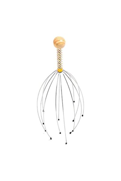 Tiessa metal scalp massager, 12 arms, 22.5 cm