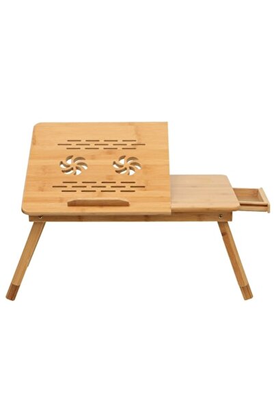 OEM Masă pliabilă pentru laptop din bambus, design ergonomic, sertar lateral,...