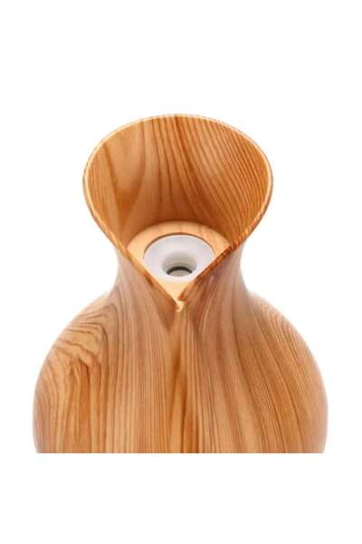 Tiessa Ultrasonic Aromatherapy Diffuser, 7-Color LED, USB, Silent, 130 ml, Light Oak