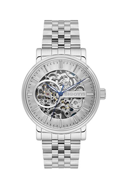 Bigotti Men's Wristwatch Esbg.B.10684-1 Metal Band 44 mm Case Diameter