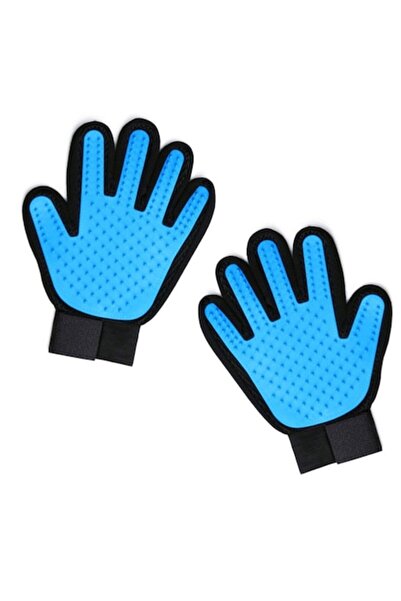 OEM Mănușă de îngrijire pentru animale de companie - Albastră/Neagră