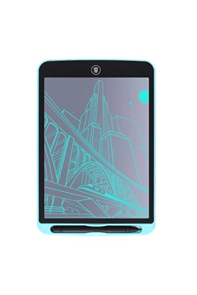 Pitikot 8.5" LCD Writing & Drawing Tablet for Kids, Auto Erase, Stylus, Petrol Blue