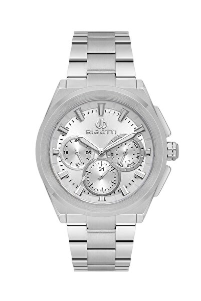 Bigotti Men's Wristwatch Esbg.B.10627-1 Metal Band 45 mm Case Diameter