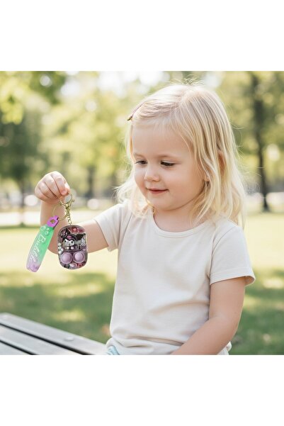 SeaBubbles Kuromi Playful Water Keychain Standard Purple