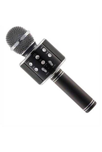 AisHa StoRe OnliNe Microfon karaoke pentru copii, Gerdani BG, Bluetooth, Negru