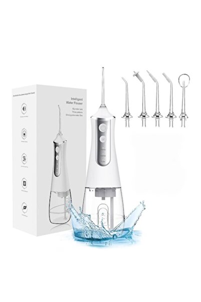 OEM Irigator oral portabil, 1600-1800 impulsuri/min, USB-C, 5 duze, IPX6, 300...