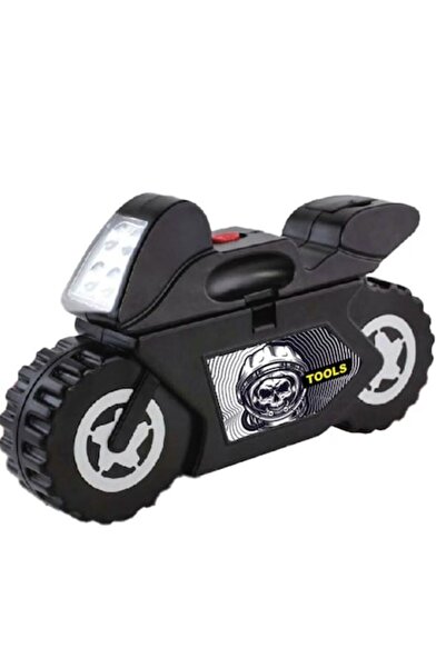Tools Motorcycle-Shaped Tool Kit with Light - 22 pcs