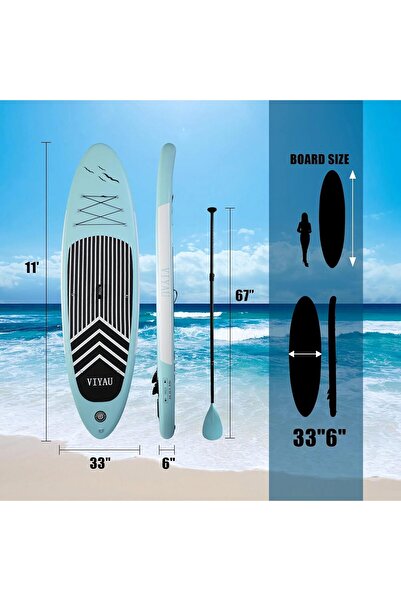 Other SUP Inflatable Stand Up Paddle Board 320 x 81 x 15 cm with Accessories and Backpack