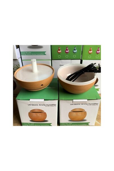 AGORA GLOBAL Umidificator cu difuzor de aromaterapie cu ultrasunete + ulei esențial