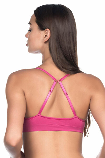 SATTIM Plum Emay 4020 Padded Thin Strap Bustier