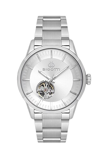 Bigotti Men's Wristwatch Esbg.B.10685-1 Metal Band 43 mm Case Diameter