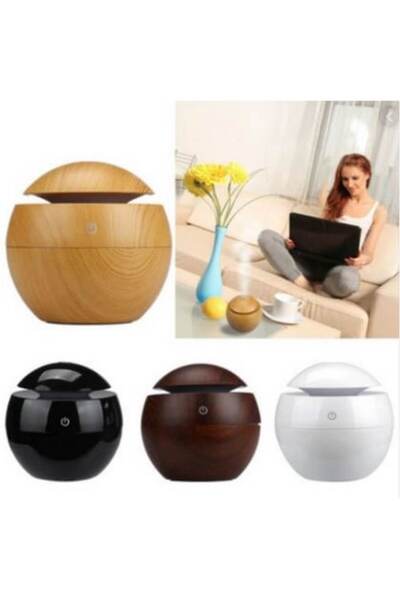 AGORA GLOBAL Umidificator cu difuzor de aromaterapie cu ultrasunete + ulei esențial