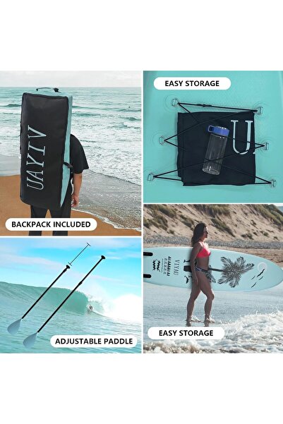 Other SUP Inflatable Stand Up Paddle Board 320 x 81 x 15 cm with Accessories and Backpack