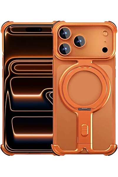 Margoun غطاء مغناطيسي من الألومنيوم لهاتف iPhone 17 Pro Max مع حامل 360 درجة ...