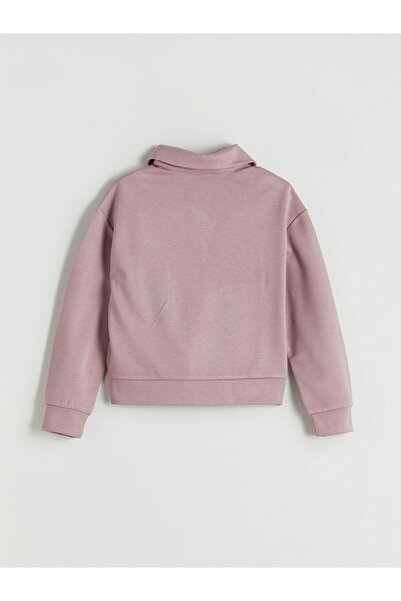 LC Waikiki Lcw Kids Polo Neck Girls' Sweatshirt and Sweatpants