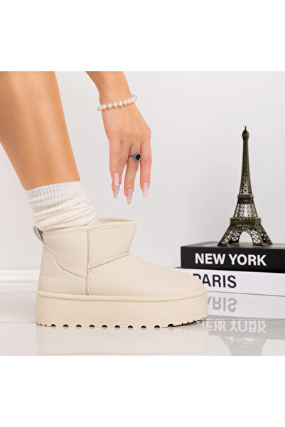 Enas Γυναικείες Μπότες UG SL-725 Μπεζ