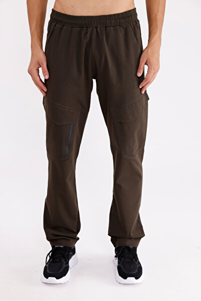 Rowinger بنطال رياضي موديل بريجو بخصر مرن وحزام قابل للتعديل وتصميم مريح مع ج...