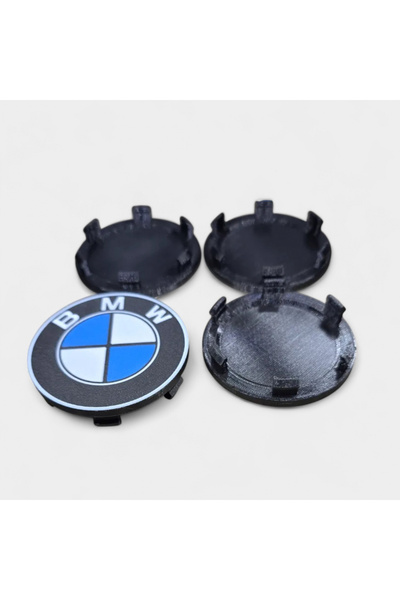 BMW 68mm Wheel Center Caps – Set of 4 – Customizable
