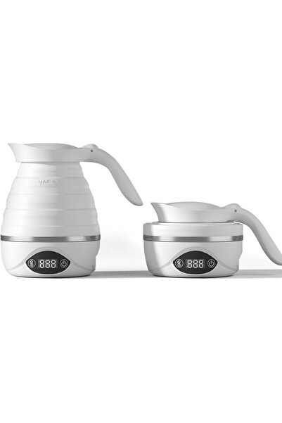 Generic Mini Collapsible Travel Kettle Electric Foldable Silicone Dual Voltage for Tea & Coffee