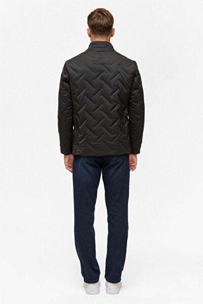 SÜVARİ Quilted Black Men's Coat Mn2008700485