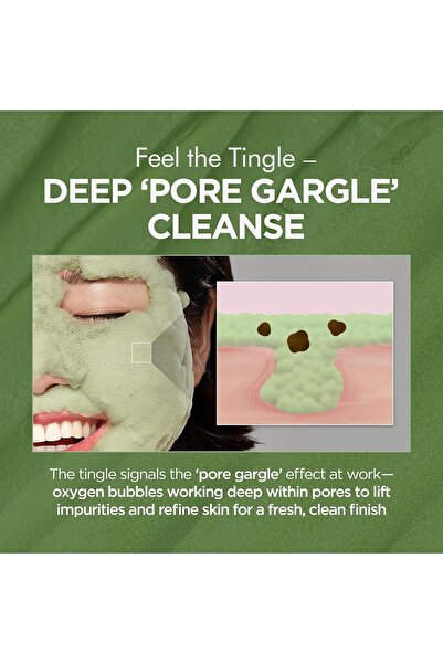 p.clam P.CALM Holy Basil Bubble Deep Mask (90g)