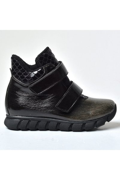 Vuddy Girl's Velcro Boots V.94P.-Green - 29