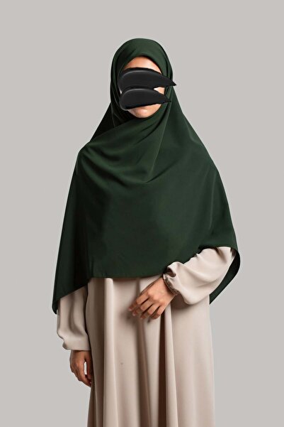 Emare Medine İpeği Soft Büyük Boy Eşarp - Haki