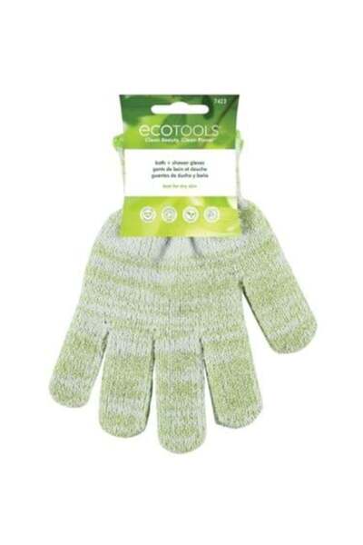 Ecotools قفازات استحمام لتقشير وتنظيف الجسم، زوج واحد