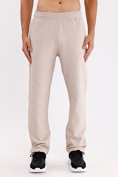 Rowinger بنطال رياضي مريح ذو سطح ذو ملمس خلية النحل مع حزام قابل للتعديل وجيب...