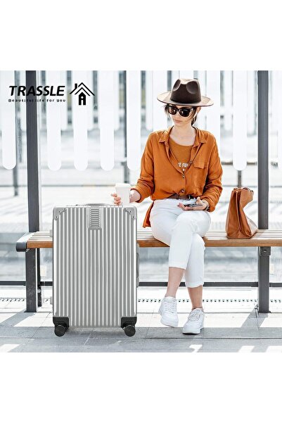 TRASSLE Luggage Sets, Expandable Hardshell Luggage, 4-piece (14/20/24/28)" Suitcase Sets