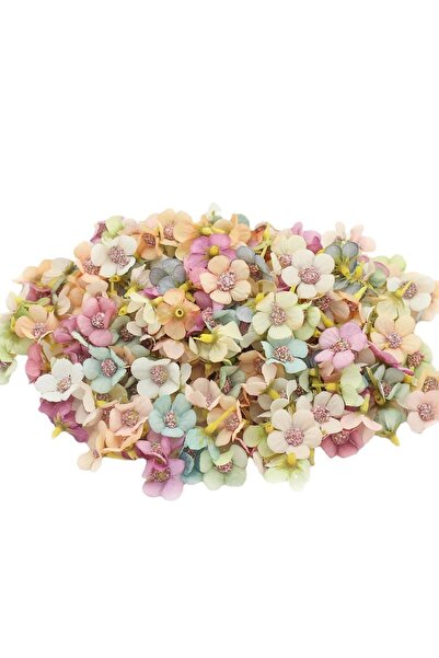 COOYA 100Pcs mini silk daisies, family wedding decoration wreath craft accessories (mixed colors)