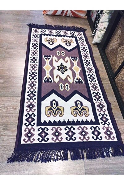 OEM Traditional double-sided rug, size 60 x 120 cm, purple H&H 401