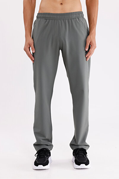 Rowinger Flat Leg Comfortable Fit Sports Sweatpants with Side Pockets and Ela...