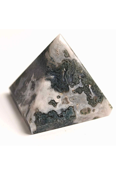 craftmystic Piramidă de Agat Mușchi 55-60 mm - Echilibru Energetic și Vindecare