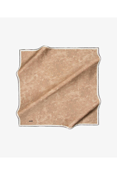 Aker Bulut Desen Saf İpek Sura Eşarp