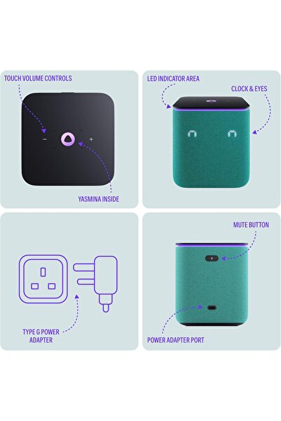 Yasmina Yango Midi Smart AI Speaker (Emerald)