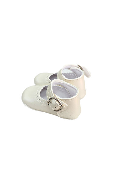 fantasialand Christening boots for girls, HTPF 111, ivory color