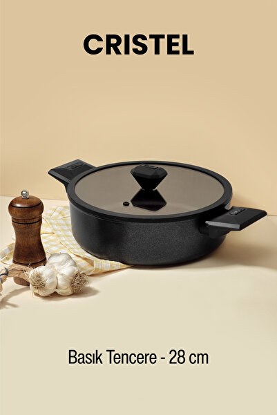 Gigilli Cristel Titanium Casserole Pot 28 cm