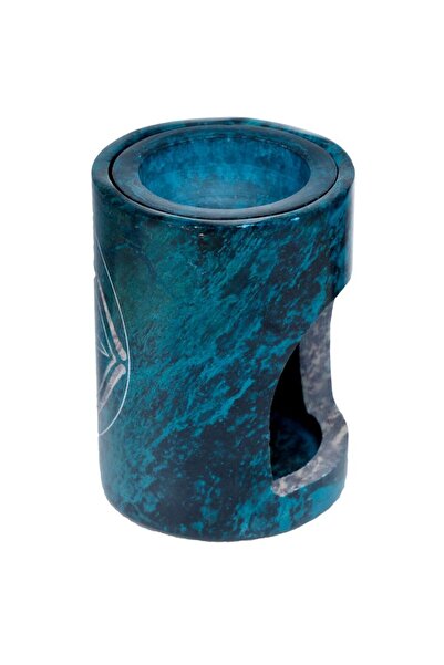 OEM Blue Soapstone Essential Oil Diffuser Lamp for Aromatherapy and Home Decor