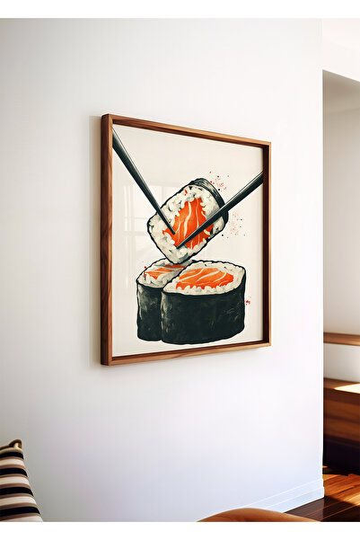 ARTHOUSECOLLECTIVE Sushi Pop - Colecția Bucătăriei - Poster pătrat - Poster f...