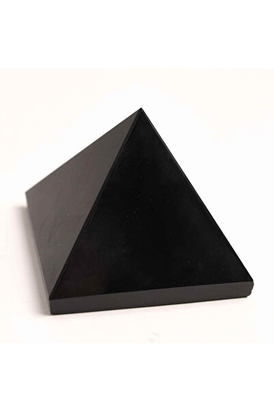 craftmystic Piramidă de obsidian negru 6,5x6,5x5 cm pentru protecție și clari...